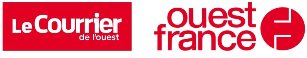 logos des journaux Ouest-France et Le Courrier de L'Ouest